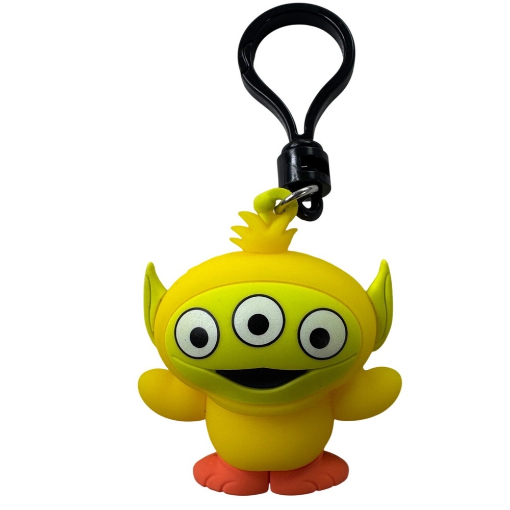 Disney Pixar Toy Story Alien Remix Duckling 3D Bag Clip Keychain Yellow collect